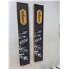 Image 3 : Desk Organizers & (2) Wooden Welcome Signs - PICK UP