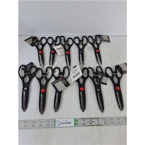 (11) Kitchen Scissors- New