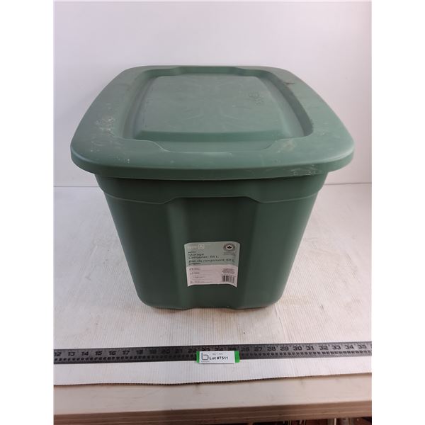 Type A Storage Bin w/Lid - Size Pictured - Cannot Ship