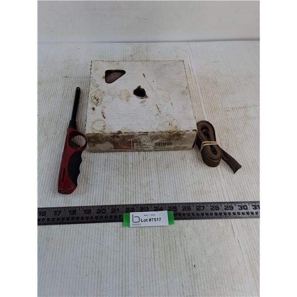 Box of Emery Tape, Butane Lighter, working, Cannot Ship Lighter