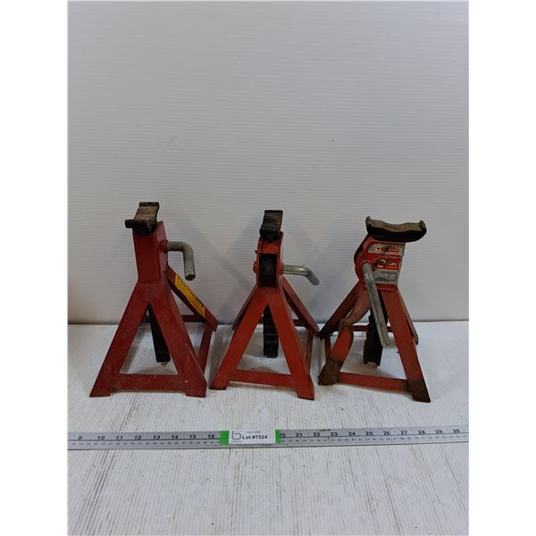 (3) Motomaster 2-ton Capacity Axle Jack Stands, Cannot Ship