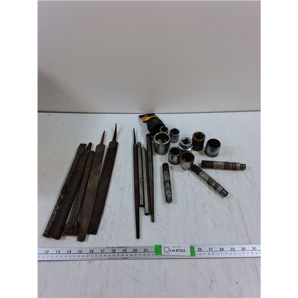 Assorted Files, Sockets, And Chisels
