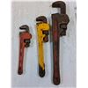 Image 2 : (4) Various Sized Wrenches  Up To 14"