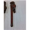 Image 3 : (4) Various Sized Wrenches  Up To 14"