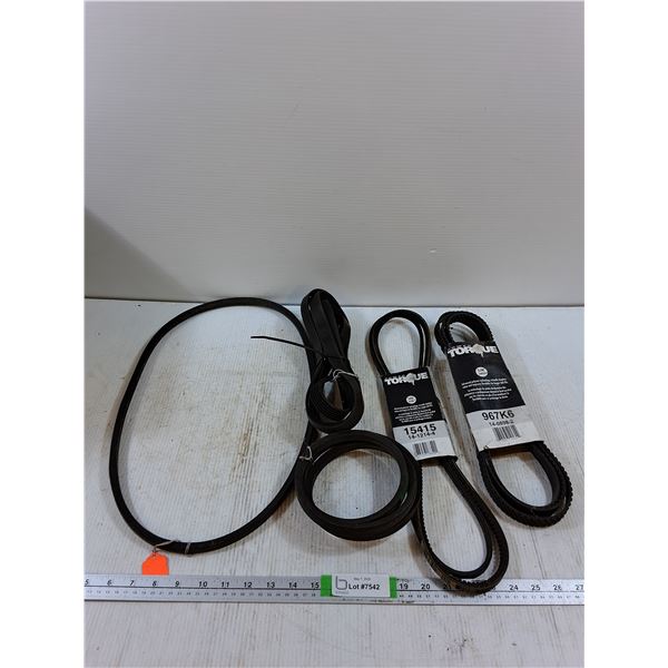 Replacement Drive Belts- (2)Torque