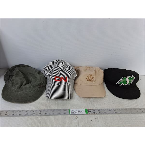 (4) Assorted Hats- Roughriders