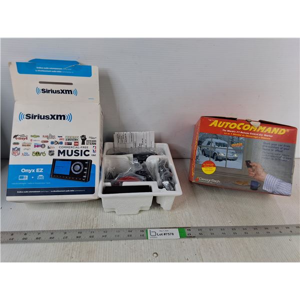 Car Radio Kit & Remote Control Car Starter - As Is
