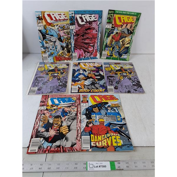 (8) Cage Comic Books