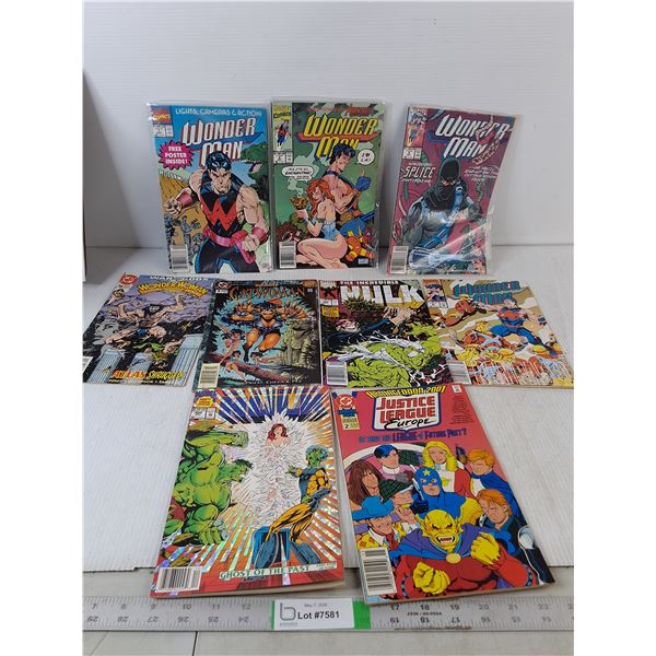 Marvel & DC Comic Books - Wonder Man/Women, Justice League