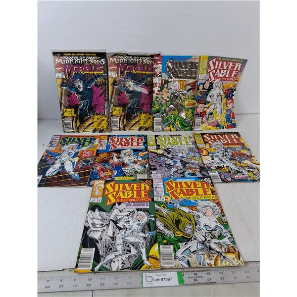 (10) Marvel Comic Books - Silver Sable & Morbus