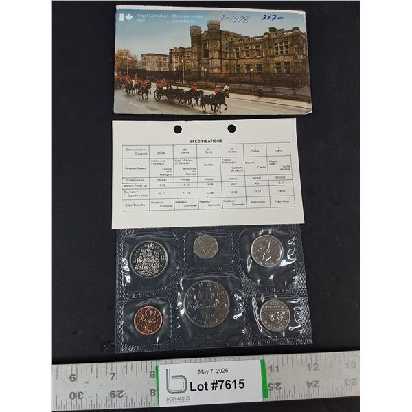 Royal Canadian Mint Coins - 1978