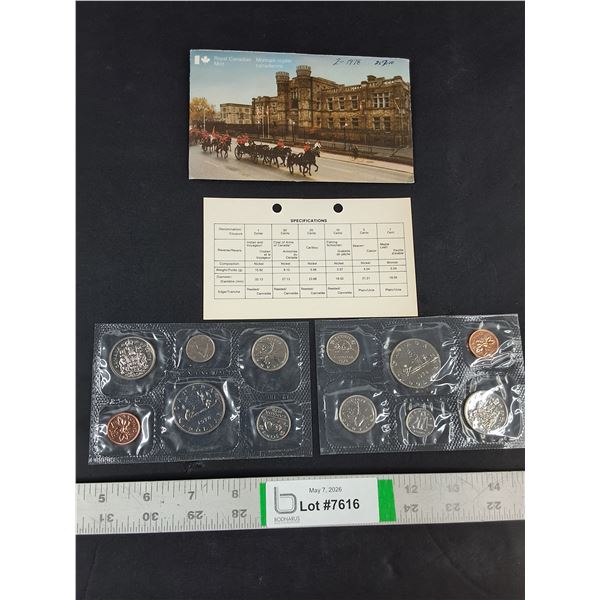 Royal Canadian Mint Coins- 1978