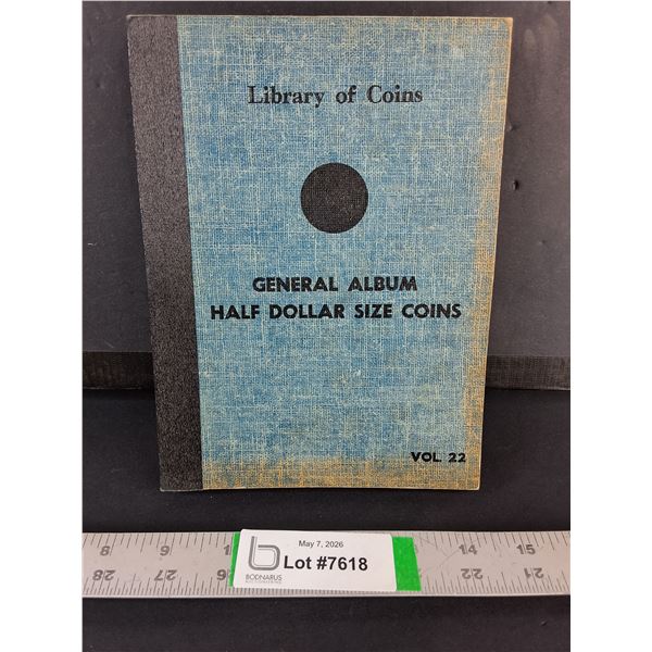 Library of Coins Half Dollar Size Coins - As Is