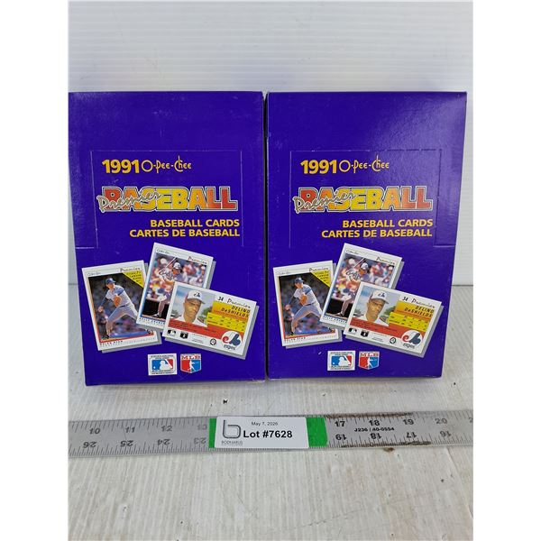 (2) Boxes of Premier Baseball Cards - Cannot Guarantee Authenticity