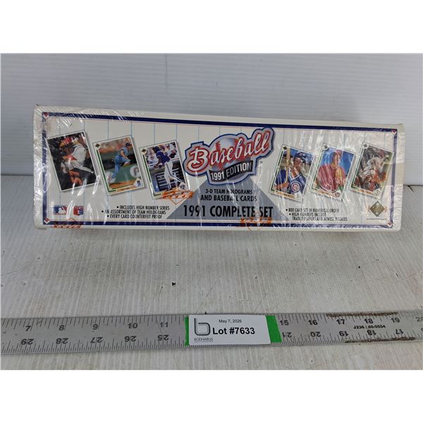Sealed Box of Baseball Cards - Complete Set