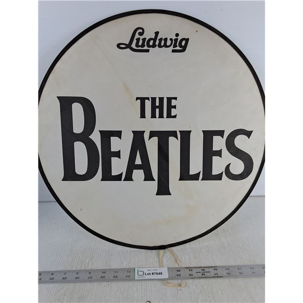 Reproduction Ludwig The Beatles Drum Cover, Diameter- 20"