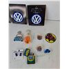 Image 2 : Volkswagen Clothing Patches, Night Light, Keychains, Lighter, Earrings, Misc. Cannot Ship