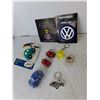 Image 3 : Volkswagen Clothing Patches, Night Light, Keychains, Lighter, Earrings, Misc. Cannot Ship