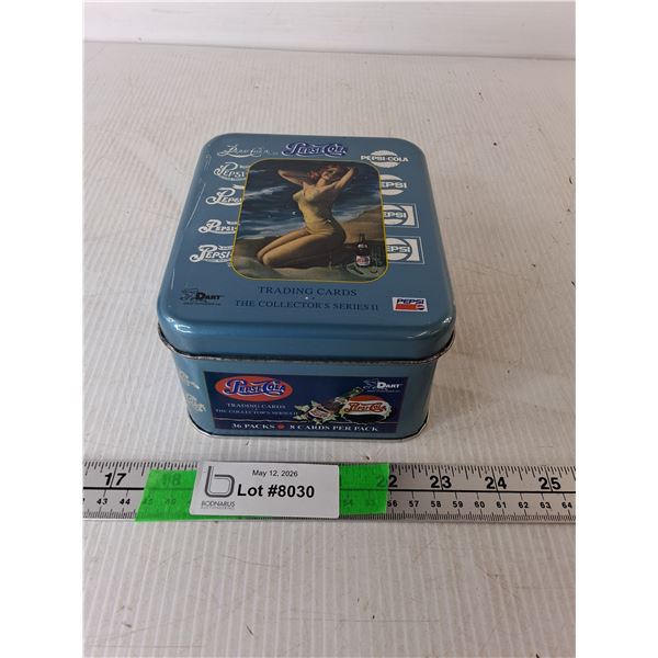 Pepsi-Cola Tin & Trading Cards