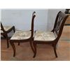 Image 3 : *(4) Wooden Cushioned Chairs 34.5" Tall- Cannot Ship