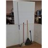 Image 1 : Telescopic Handle 93.5" Tall, Rake, Mop & Grabber- Cannot Ship
