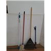 Image 3 : Telescopic Handle 93.5" Tall, Rake, Mop & Grabber- Cannot Ship