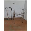 Image 1 : *Adjustable Walker & (2) Canes- Cannot Ship