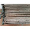 Image 2 : *Wooden & Cast Iron Outdoor Bench- Requires Repair 50" Long x 27.5" Tall, Cannot Ship