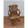 Image 1 : *Wooden Rolling Chair 33.5" Tall- Cannot Ship