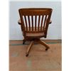 Image 3 : *Wooden Rolling Chair 33.5" Tall- Cannot Ship