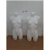 Image 1 : *(2) Plastic Female Mannequins Up to 33"- Cannot Ship