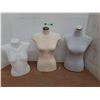 Image 1 : *(3) Plastic Female Mannequins Up to 28" Tall- Cannot Ship