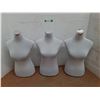Image 1 : *(3) Plastic Female Mannequins Up to 27.5"- Cannot Ship