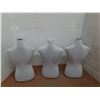 Image 3 : *(3) Plastic Female Mannequins Up to 27.5"- Cannot Ship