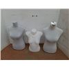 Image 1 : *(3) Plastic Female Mannequins Up to 27" Tall- Cannot Ship