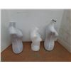 Image 2 : *(3) Plastic Female Mannequins Up to 27" Tall- Cannot Ship