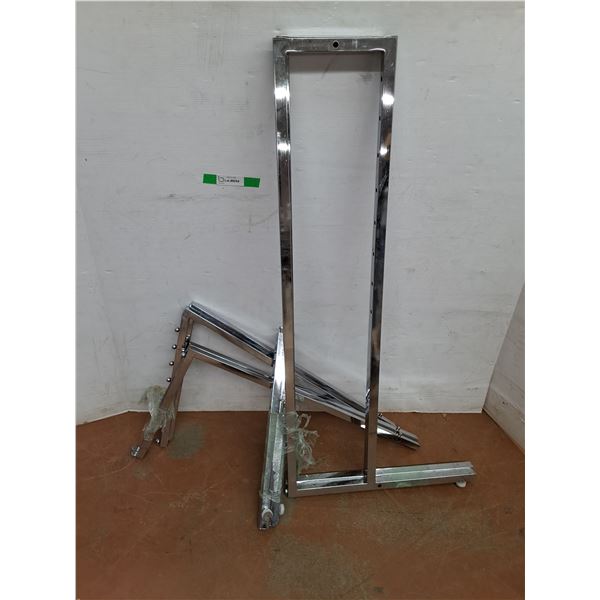 *Adjustable Four Piece Metal Display Rack Up to 72"- Assembly Req'd, Cannot Ship