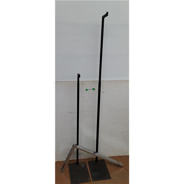 *(2) Adjustable Metal Display Stand Up to 78" & (3) Display Arms- Cannot Ship