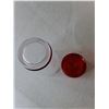 Image 2 : (4) Budweiser Red Light Glasses