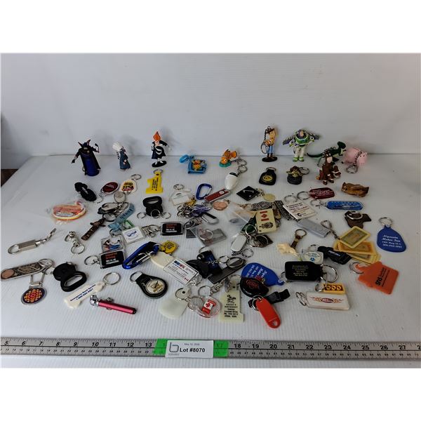 Keychains-Finding Nemo, Toy Story, Ratatouille, Misc.