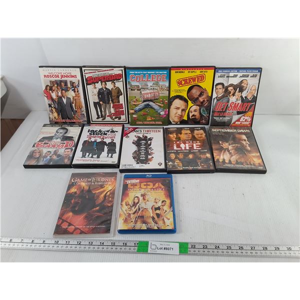 DVDs/Blu Ray- September Dawn, Screwed, Get Smart, Misc.