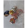 Image 2 : Ice Age Stickers, Movie Buttons- Transformers, Happy Feet, Ratatouille, Misc.