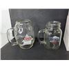 Image 2 : (4) Coors Glass Mugs Up to 6.5"