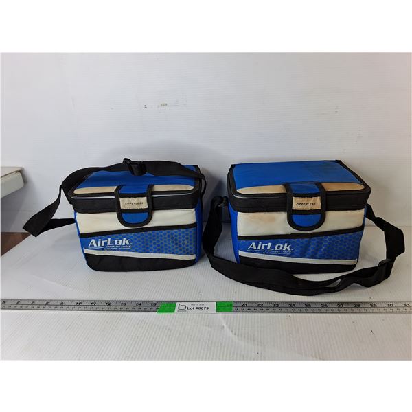 (2) AirLok Zipperless Lunchbags