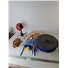Image 1 : Child Size Ball Glove, Pop Up Cooler, Fort Building Kit, Metal Lamp 11.5"- Untested - PICK UP