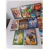 Image 3 : (17)Mostly Kids' DVDs- Curious George, Peter Pan, Tinker Bell, Misc.
