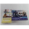 Image 4 : (2) Transformers Die Cast Vehicles & Deadpool DVD with Mini Funko Pop Figurine