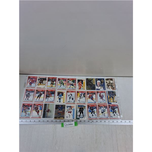 (3) Pages Hockey Cards