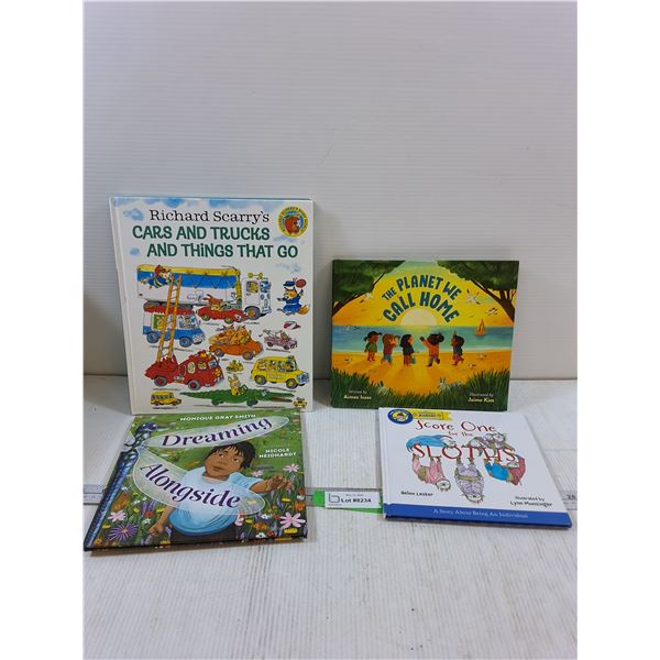 (4) Children's Books- Cars & Trucks, Dreaming