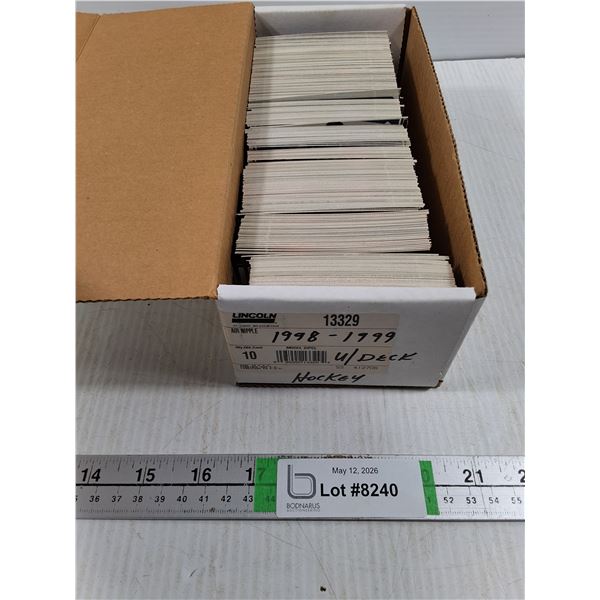 Box of 1998-99 Upper Deck Hockey Cards
